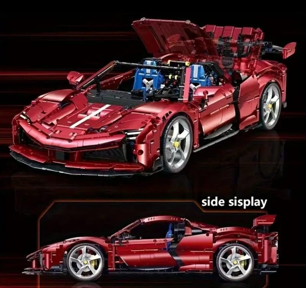 Auto Deportivo Ferrari SF90 Guly Lego Alternativo