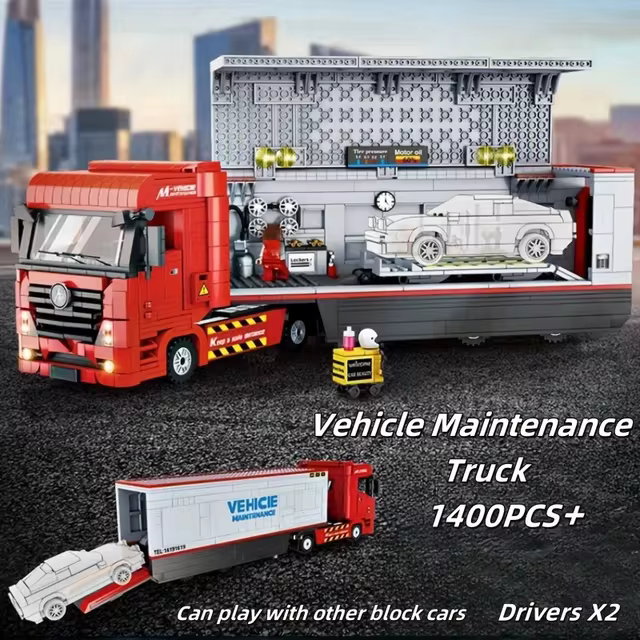 Camión de Mantenimiento FC1619 Forange Lego Alternativo