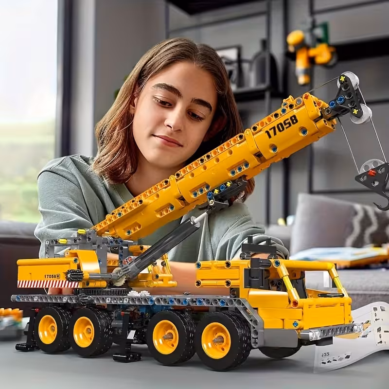 Mould King City Mobile Crane Truck camiones lego alternativo