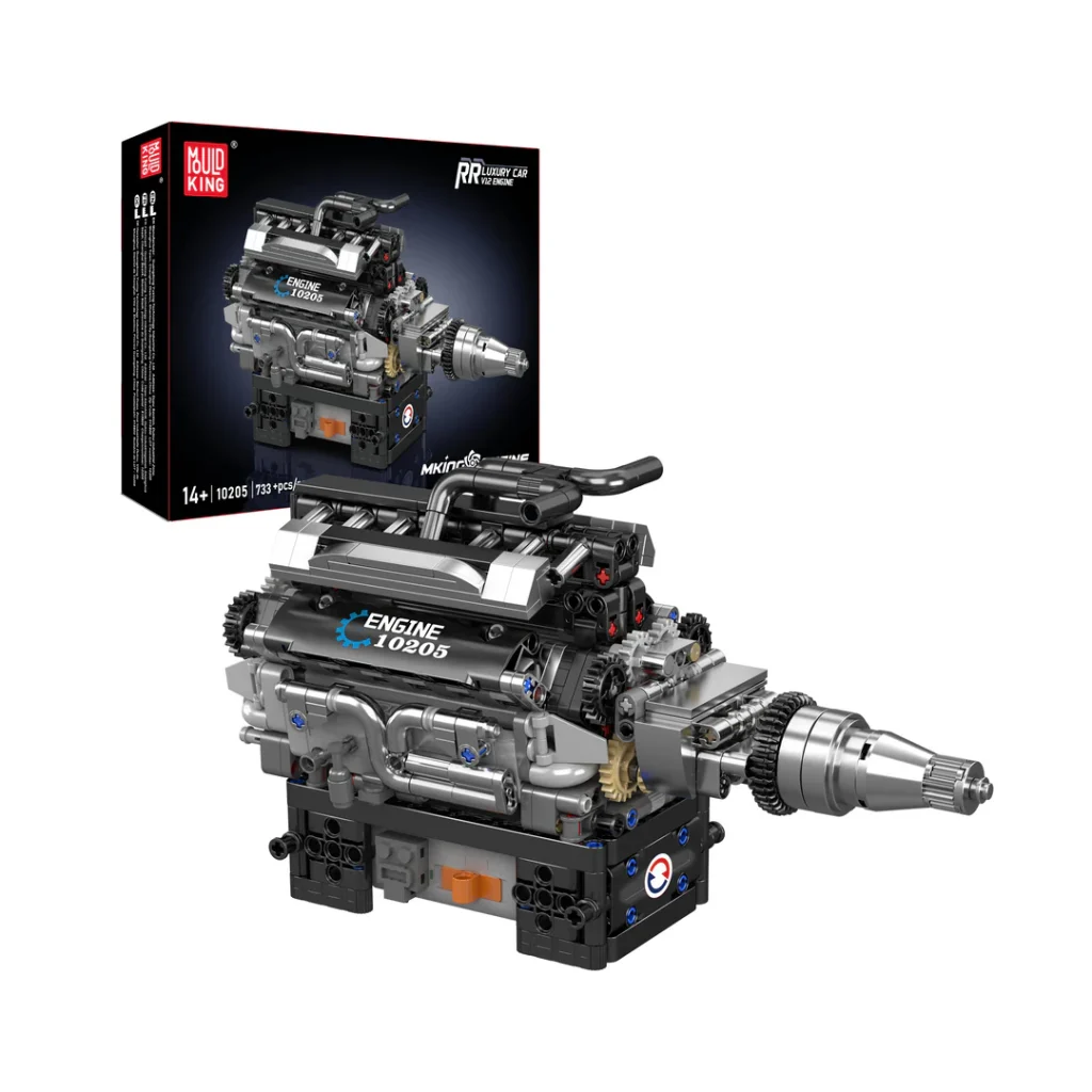 Motor V12 Mould King 10205 Lego Alternativo
