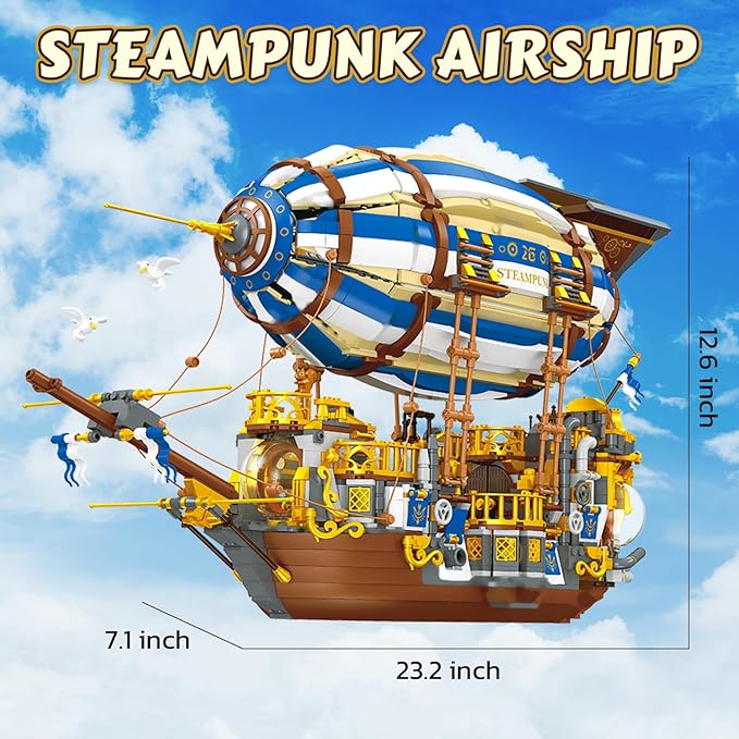 Air Ship JieStar nave fantástica lego alternativo