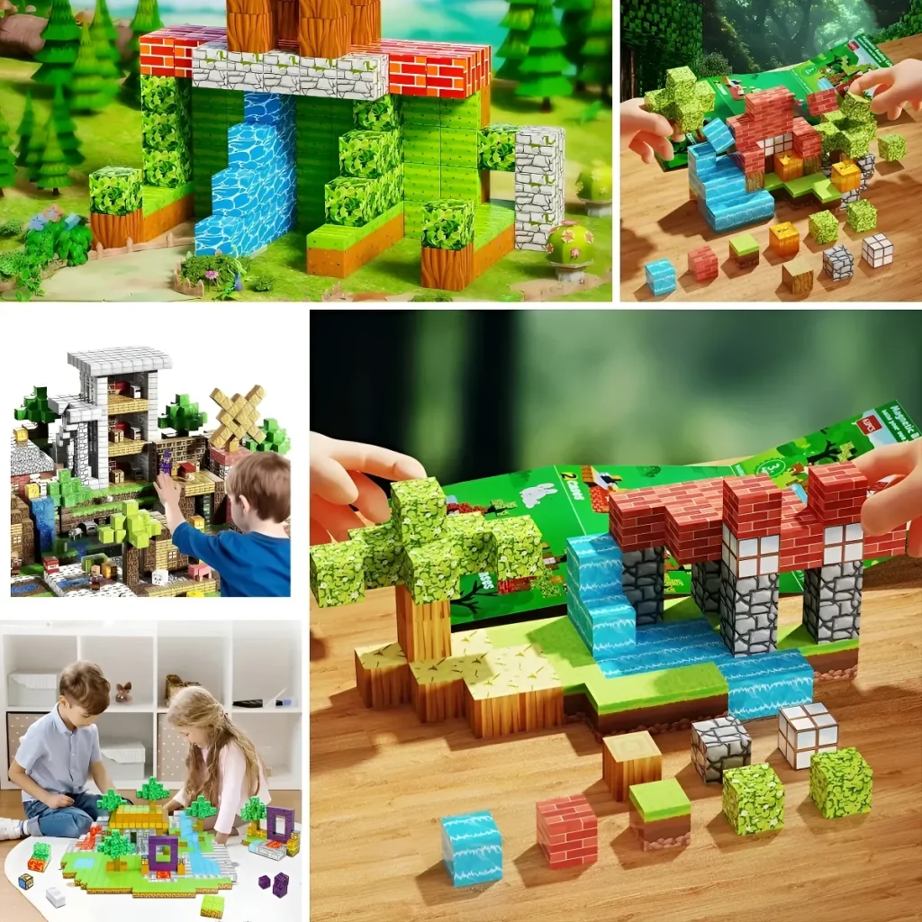 bloques_magneticos_mindcraft_regalos_juguetes_peru