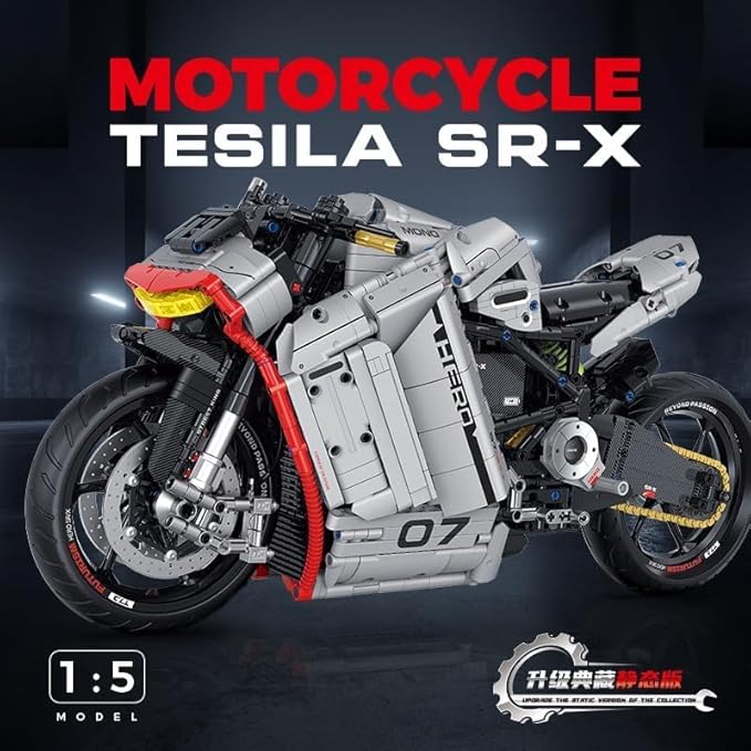 Motocicleta Tesila SR-X Lego Alternativo 2268 piezas