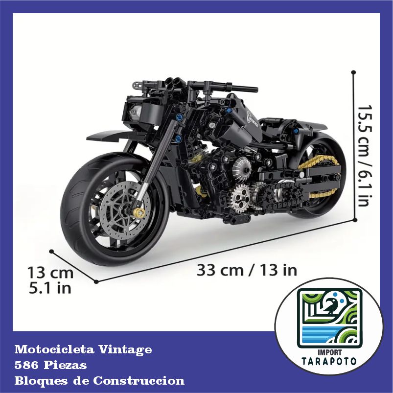 Motocicleta Lego Alternativo Mjddja 1:8 579 piezas