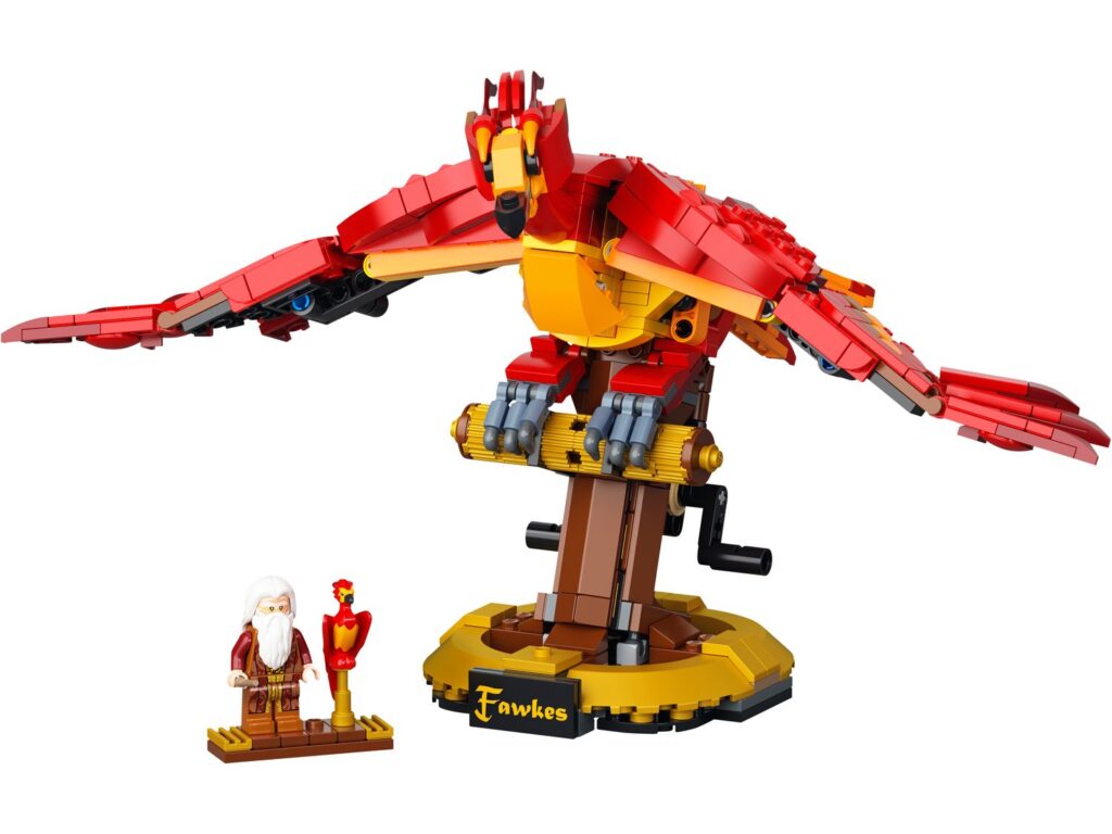 Fawkes Dumbledore Phoenix Harry Potter lego alternativo