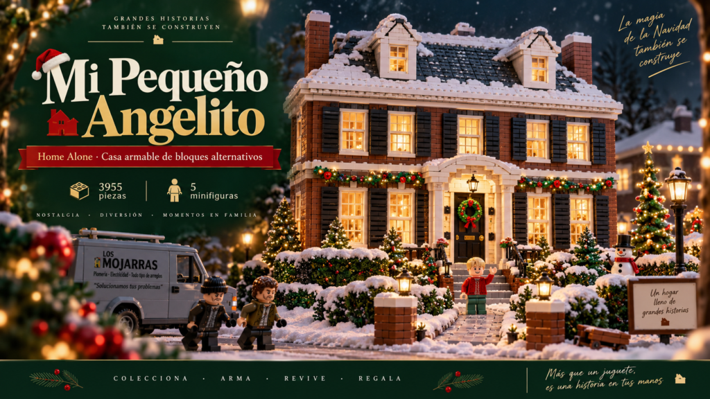 Casa Mi Pequeño Angelito Lego Alternativo – Home Alone para Armar