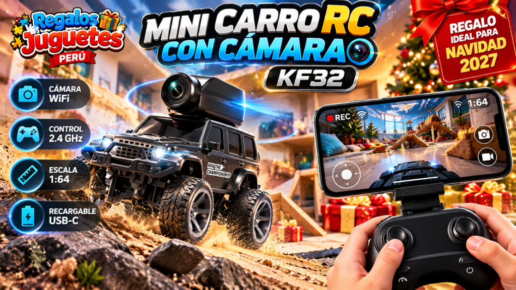 Mini Carro RC con Cámara en Perú | S/ 149