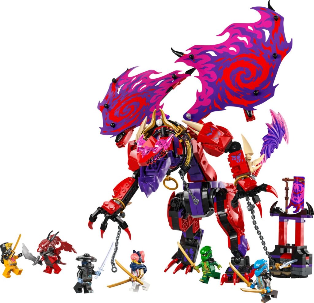 Thunderfang Dragón del Caos Lego alternativo Ninjago Ninja Go