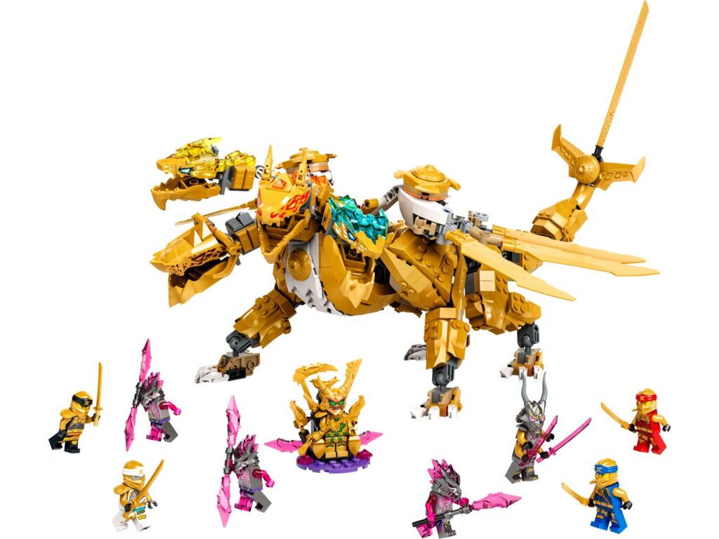 Ultradragón Dorado de Lloyd Lego alternativo Ninjago Perú