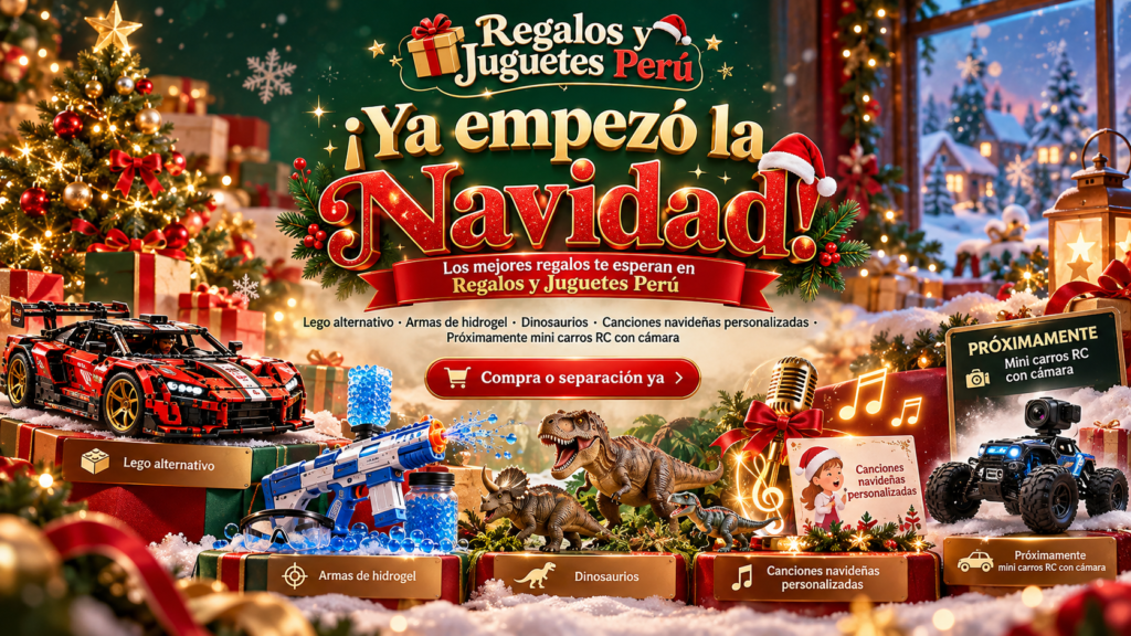 Regalos de Navidad 2026 en Perú, Lego Alternativo, Juguetes y Regalos Originales